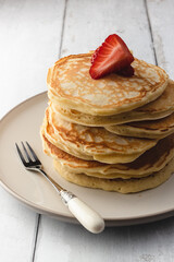 stack of pancakes on a plate