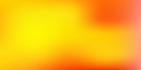 Light orange vector abstract blur texture.