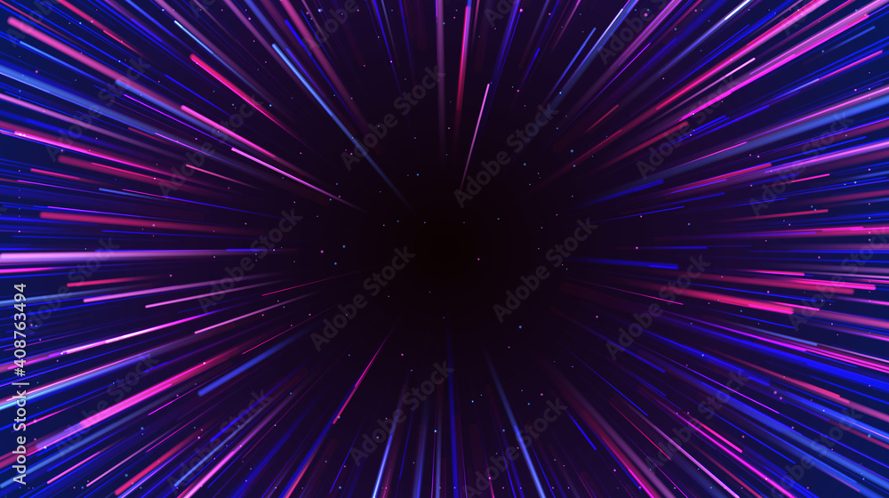 Wall mural vector abstract circular geometric background. circular geometric centric motion pattern. starburst 