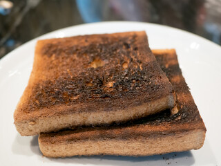 Burnt toast