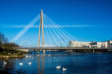 Marine Way Bridge, Southport, UK