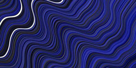 Dark BLUE vector template with wry lines.