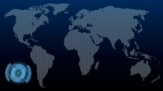 Big data. Data-processing. Map for your visualization