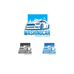 wash car, an illustator vector logo