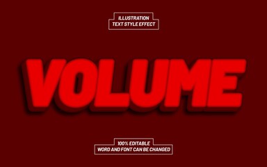 Volume Text Style Effect