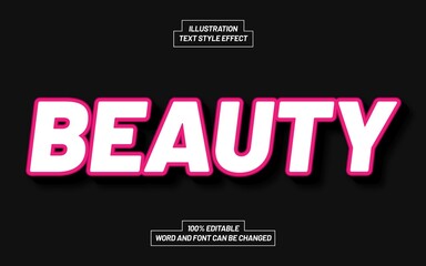 Beauty Text Style Effect