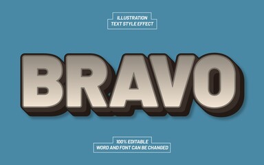 Bravo Text Style Effect