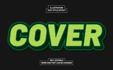 Cover Text Style Effect