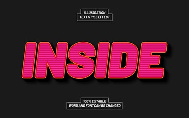 Inside Text Style Effect