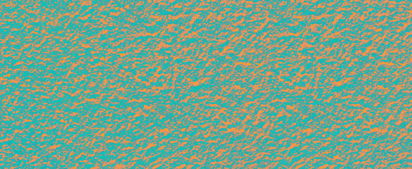 Green orange background, abstract ripples.