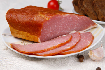 smoked meat and sausage