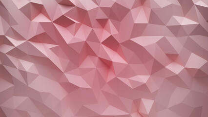 Moderner abstrakter Low Poly Hintergrund in rosa