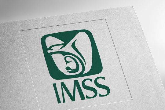 IMSS logo on textured paper