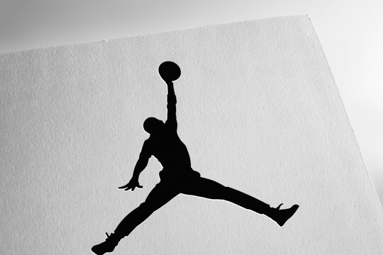 Air Jordan Logo On Textured Paper