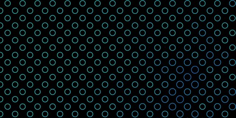 Fototapeta na wymiar Dark BLUE vector template with circles.