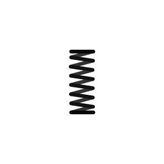 Coil Spring on white background