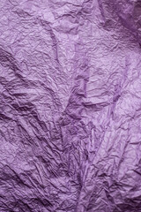 light purple crumpled paper background