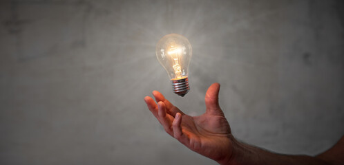 Glühbirne - Symbolik: Einfall, Innovation, Erfindung
