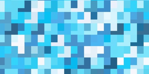 Light BLUE vector background with rectangles.