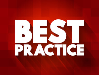 Best Practice text quote, concept background