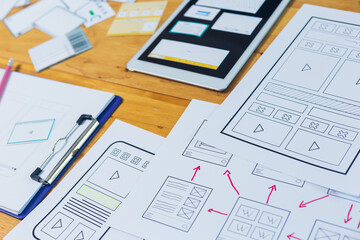 Web designer, creative planning, application development, user experience concept outline.