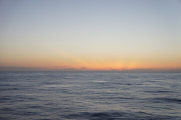 sunrise over the sea