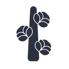 Vegetable Food Icon. Vector Illustration.