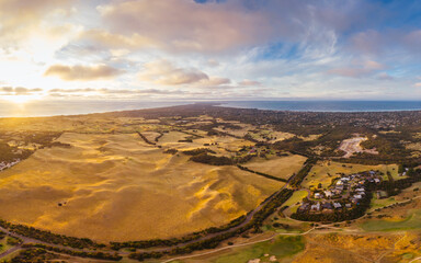 Aerial View of Mornington Peninsula Australia