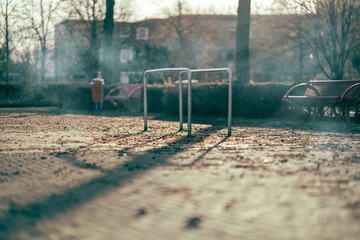 Playground in a city park