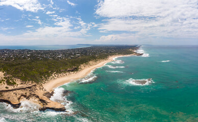 Fototapeta na wymiar Aerial View of Mornington Peninsula Australia