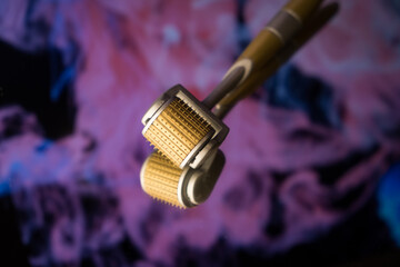 Derma Roller Titanium Microneedle Tool Facial Skin Care 