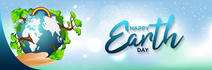 Happy Earth Day Background Template
