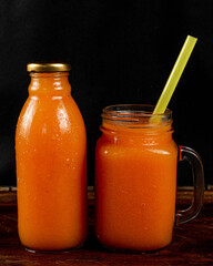 Natural food in bowls