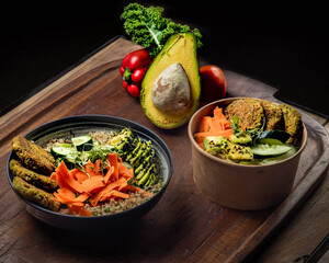 bowl with vegetables delicious