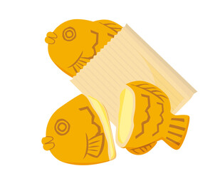 たい焼きのベクターイラスト 和菓子 Wall Mural Wallpaper Murals Nisi たい焼きのベクターイラスト 和菓子 Wall Mural Wallpaper Murals Nisi