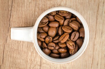 coffee beans in a bowl