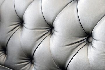 Detail image of vintage of leather sofa