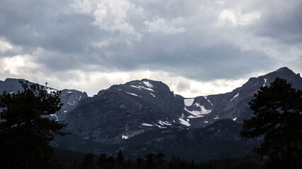 Obraz premium Rocky mountain sunrise
