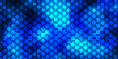 Light BLUE vector background with rectangles.