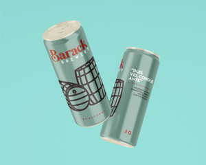 Barack Brewery 8% - Beverage Can Design - Email me for commission work 
