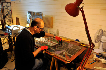 restauration de vitrail