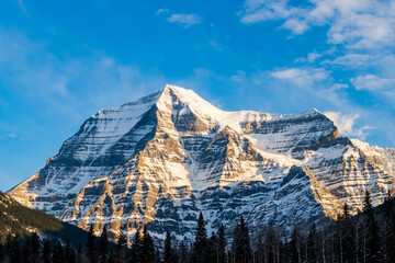 Beautiful view of Mount Robson within Mount Robson Provincial Park, Canada