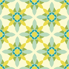 Vector abstract geometric ornamental seamless pattern background.