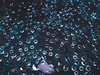 water drops on glass