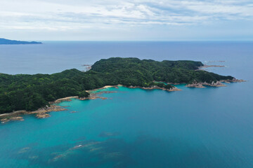 Fototapeta premium 高知県土佐清水市 竜串の風景