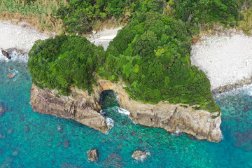 高知県土佐清水市　白山洞門