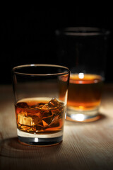 Glass of whiskey 