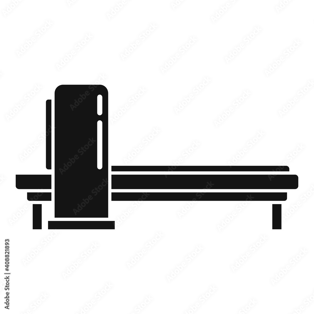 Poster magnetic resonance imaging icon. simple illustration of magnetic resonance imaging vector icon for w