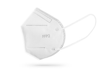 FFP2 Face mask isolated on white background