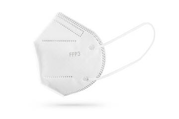 FFP3 Face mask isolated on white background